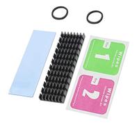 JMT Dissipateur de chaleur pour radiateur M.2 NGFF 2280 PCI-E NVME SSD (épaisseur 3 mm) Noir