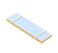 JMT Dissipateur thermique M.2 NGFF dissipateur thermique pour M.2 NGFF 2280 PCI-E NVME SSD (épaisseur 3 mm doré)