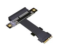 JMT PCI-e 4.0 M.2 WiFi A.E Key to PCI-e x1/x4/x16 Slot Riser Extender Card Gen4.0 PCIE Câble 8G/BPS (25 cm, Pcie4.0 4X M52JF)