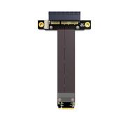 JMT Riser PCIe X4 3.0 PCI-E 4X vers M.2 NGFF NVMe M Key 2280 Riser Card Gen3.0 Câble M2 Key-M PCI-Express Extension Cord 32G/BPS (R42SF, 60 cm)