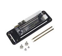 JMT Support de carte graphique externe M.2 WiFi (A/E Key) avec câble d'extension PCIe 3.0 4X PCI-E x4 compatible avec ITX STX NUC VEGA64 GTX1080ti (25 cm, M.2 WiFi A E Key)