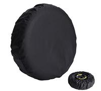 JMTBNO Housse de Roue de Secours Universelles Housse de Pneu de Secours en PVC Couvre-Pneu de Secours Étanche pour Camion SUV VR Remorque Voiture (pour diamètre Total de Roue 81-83cm)
