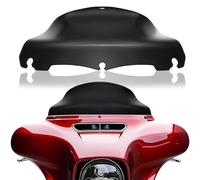 JMTBNO Pare-brise Wave noir de 22,9 cm compatible avec Harley Davidson Touring Street Glide/Electra Glide/Ultra Limited/Tri Glide FLHT FLHX FLHXS FLHTK 22,9 cm