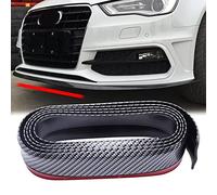 JMTBNO Protection Pare-Chocs Avant Fibre de Carbone 2.5 M Universel À Lèvre Spoiler Protecteur Caoutchouc Bande Spoiler Front Lip Bumper Protector pour Voitures SUV Camion