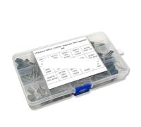JMVLVLOA 150Pcs 15Values Polyester Film Capacitor Assortment Box Kit 0.33NF 2A331J 470NF 2A474J 2A821J 2A102J 2A393J 2A474J