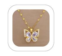 Jmwedia vente flash du jour et soldes Design incrusté Simple femme collier bijoux collier mode or collier pendentif dames Bijoux Fantaisie Cadeau Pour Femme Fille Pour Anniversaire Valentin Et Fêtes