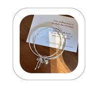 Jmwedia vente flash du jour et soldes Doux Double couche arc Bracelet cloche Design exquis Double couche avec cloche ludique son montrant