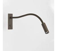 JMWYH 3W 3000K LED Encastré Tête de Lit Liseuse Filaire Flexible Col de Cygne Mur Spots avec Interrupteur - Lampes Murales à Montage Plat Réglables pour