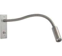 JMWYH 3W 3000K LED Encastré Tête de Lit Liseuse Filaire Flexible Col de Cygne Mur Spots avec Interrupteur - Lampes Murales à Montage Plat Réglables pour