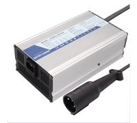 JMYSD Chargeur De Batterie De Chariot De Golf Chargeur De Batterie 36V 5A pour Chariot De Golf De Voiture De Club avec Prise Ronde À 3 Broches,Argent