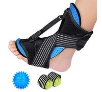 JMYSD Orthèse De Nuit pour Fasciite Plantaire, avec Coussin en Mousse Et Sangles De Tension pour Soulager La Douleur, avec Soutien De La Voûte Plantaire