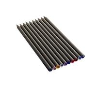 JNAWA 10 Pièces Crayon HB avec Diamants Crayon Graphite en Bois Noir Dessin Écriture Croquis Fournitures Scolaires de Bureau pour l'école Bureau à Domicile