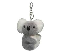 JNAWA Porte-clés Koala en peluche grise pour femme, accessoire pour sac, clé de voiture, sac à main, multicolore, 1