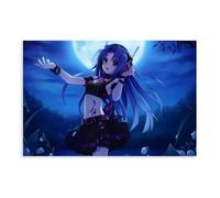 JNBDR Hyperdimension Neptunia Game 19 Poster sur toile pour décoration murale de salon, chambre à coucher, sans cadre : 60 x 90 cm