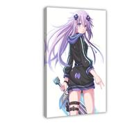 JNBDR Hyperdimension Neptunia Game 6 Poster sur toile Décoration murale pour salon, chambre à coucher, cadre : 40 x 60 cm