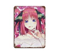 JNBDR Panneau en métal vintage The Quintessential Quintuplets Nakano Nino 2 pour pub, club, café, bar, maison, décoration murale rétro 30 x 40 cm