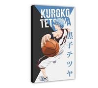 JNBDR Poster sur toile de l'anime Kuroko's Basketball 10 - Décoration de chambre à coucher - Paysage sportif - Décoration de bureau - Cadre cadeau : 60 x 90 cm