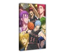 JNBDR Poster sur toile de l'anime Kuroko's Basketball 2 - Décoration pour chambre à coucher, bureau, chambre - Cadre cadeau : 60 x 90 cm