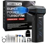 JNBGTU Jet Dry Plumeau à air comprimé Mini souffleur 150 000 tr/min Sèche-cheveux Compressed Air Duster pour nettoyage PC, clavier, voiture, canapé, remplace le spray d'air comprimé (X3 PRO)