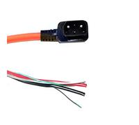 JNCGESW pour Super SOCO TC TS Tsx CU(Circular Line),Connecteur de Moto Prise de Chargeur Ligne Ligne Circulaire Ligne carrée