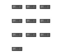 Jnchdghwa 10X Big Digital Countdown Days Timer Clock - 999 Days Count Down Clock Timer pour Graduation Lab Kitchen (Noir)