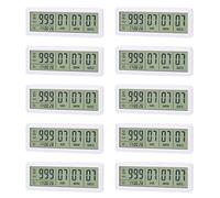 Jnchdghwa 10X Big Digital Countdown Days Timer Clock - 999 Days Count Down Clock Timer pour Graduation Lab Kitchen (Blanc)