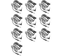 Jnchdghwa 10X Câble D'Ampli de Guitare 3 Mètres Cordon de Raccordement Électrique Amplificateur de Guitare Câble de Guitare Instrument de Guitare Électrique