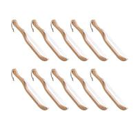 Jnchdghwa 10X Couteau à Pain en Bois Couteau Dentelé de 15,8 Pouces avec Manche en Bois Trancheuse à Pain pour Coupe-Pain au Levain Fait Maison
