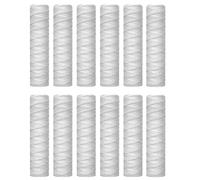 Jnchdghwa 12 Pièces Séries 5 Micromètres Chaîne Plaie Filtre à Eau Universel Toute Cartouche de Remplacement Filtres à Sédiments 10 Pouces