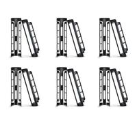 Jnchdghwa 12 Pièces Support de Dosette de Café Support Latéral pour Distributeur de Dosettes K Cup pour Cafetières à Portion Individuelle Noir