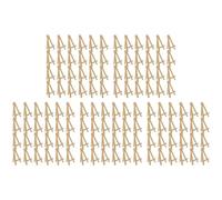 Jnchdghwa 120 PièCes 12,7 cm Mini Présentoirs en Bois, Chevalets, Supports de Table, Adaptés à L'Artisanat pour Enfants, Cartes de Visite
