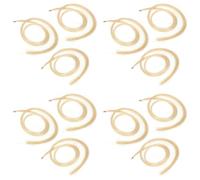 Jnchdghwa 12Pcs Hank 31-31.5 Pouces Veritable Mongolian Crin de Cheval pour Violon, Alto, Violoncelle, Archet Basse, Couleur de la Photo