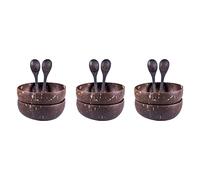 Jnchdghwa 12x de Noix de et Cuillères En Bois pour Servir Des Nouilles, Des Pâtes, Des Smoothies, Du Porridge