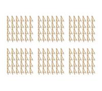 Jnchdghwa 144 PièCes 12,7 cm Mini PréSentoirs en Bois, Chevalets, Supports de Table, AdaptéS à L'Artisanat pour Enfants, Cartes de Visite
