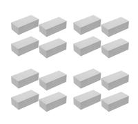 Jnchdghwa 16 PièCes SéRies Mousse Florale SèChe pour Fleurs Artificielles Briques de Mousse Florale Humide Gris Fleuriste Blocs pour Arrangement de Fleurs