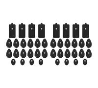 Jnchdghwa 20 Paires de Coussinets D'Électrodes Unitaires, Coussinets de Rechange à Pression de 3,5 mm pour L'Électrothérapie, Réutilisation plus de 30 Fois