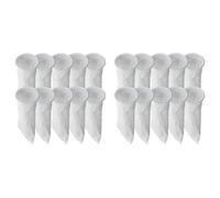 Jnchdghwa 20 Pièces de Chaussettes Filtrantes Annulaires de 4 Pouces de Qualité Supérieure pour Aquariums: Clarté et Durabilité Améliorées