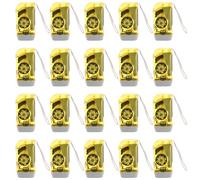 Jnchdghwa 20X 3 LEDs Dynamo Wind Up Lampe de Poche Pressage A la Main Manivelle Caoutchouc Naturel Lampe de Poche sans Piles