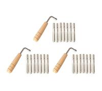 Jnchdghwa 21 PièCes SéRies Broches de RéGlage avec e RéGlage en Forme de L pour Cordes de Harpe de Lyre et Autres Instruments à Cordes Primitifs
