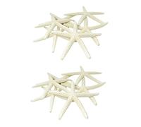 Jnchdghwa 24 Pcs Étoile de Mer À Doigt Blanc 5-10cm Étoile de Mer Décorative À Cinq Doigts