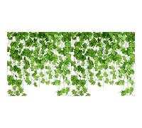 Jnchdghwa 24 Pièces Séries 7.5Ft Feuilles D'ÉRable Artificielles Suspendues Vignes, Fausses Plantes Suspendues de Guirlande de Lierre pour Les Décorations de Fête de Mariage de Jardin