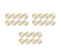 Jnchdghwa 24 Pièces Séries de Porte-Anneau de en Ronde, Ensemble de Table Adapté Aux Occasions Décontractées Ou Formelles et Aux Fêtes de Mariage