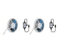 Jnchdghwa 2Ensemble Bandes Lumineuses LED 5 M avec Bluetooth, Bande Lumineuse LED RVB Flexible pour, Noël et Les Vacances