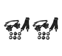 Jnchdghwa 2pièces Outils de Montre Trousse de Réparation pour Outils Tête Portant Une Loupe avec Lumières LED 10X 15X 20X 25X Loupe de Réparation pour Loupe