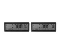 Jnchdghwa 2X Big Digital Countdown Days Timer Clock - 999 Days Count Down Clock Timer pour Graduation Lab Kitchen (Noir)