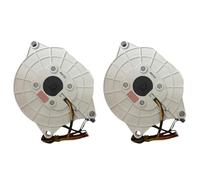 Jnchdghwa 2X Ensemble Moteur Réfrigérateur Ventilateur de Réfrigération EAU64824805 Amortisseur EAU64824806 Nouveaux Accessoires