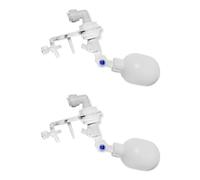 Jnchdghwa 2X Kit Changeur d'eau D'Aquarium Automatique, Réservoir Poisson sans Alimentation, Type à Tournant Sphérique, Remplissage d'eau Automatique, Contrôleur Niveau d'eau