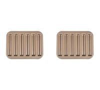 Jnchdghwa 2X Moule à Biscuit AntiadhéSif Moule à Gâteau Moule à Gâteau en Acier au Moule à Pain Mini Moule à Gâteau Cylindrique 3D