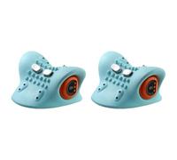 Jnchdghwa 2X Nouveau Masseur de Cou pour Thérapeute, Électrique 4D avec Chaleur, Angle Ergonomique pour Soulager la Douleur des Tissus Profonds