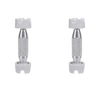 Jnchdghwa 2X Outils de Réparation de Guitare Support de Support de Réparation de Faisceau Sonore de Guitare pour Guitare Acoustique Luthier Fournitures Bricolage Argent + Blanc